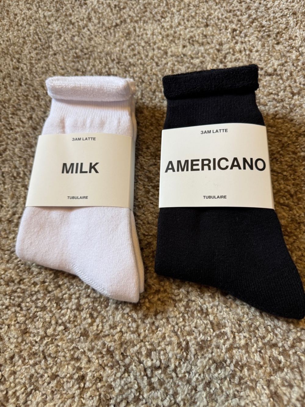 3 AM LATTE SOCKS 2 pair